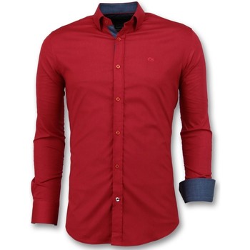 Abbigliamento Uomo Camicie maniche lunghe Tony Backer 102436806 Rosso