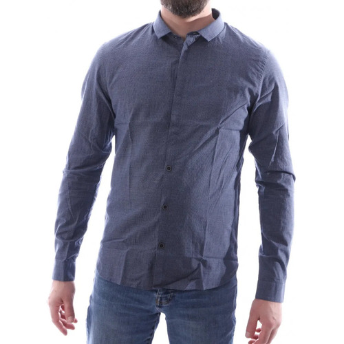 Abbigliamento Uomo Camicie maniche lunghe Teddy Smith 10713562D Blu
