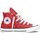 Scarpe Unisex bambino Sneakers Converse Scarpe Bambino All Star HI Canvas Rosso