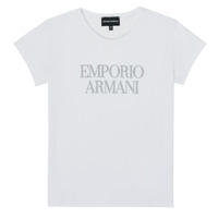Abbigliamento Bambina T-shirt maniche corte Emporio Armani 8N3T03-3J08Z-0100 Bianco
