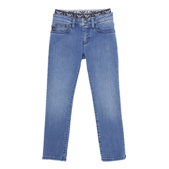 Abbigliamento Bambino Jeans slim Emporio Armani 6H4J17-4D29Z-0942 Blu