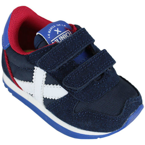 Scarpe Unisex bambino Sneakers Munich Baby massana vco Blu