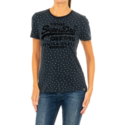 Abbigliamento Donna T-shirts a maniche lunghe Superdry W1000016B-98T Blu