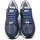 Scarpe Uomo Sneakers Exton Sneaker Uomo in Camoscio e Tessuto-Plantare Estraibile-265 Blu