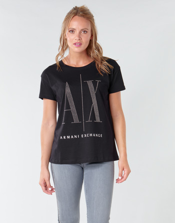 Abbigliamento Donna T-shirt maniche corte Armani Exchange 8NYTDX Nero