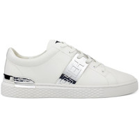 Scarpe Uomo Sneakers Ed Hardy - Stripe low top-metallic white/silver Bianco