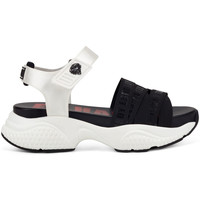 Scarpe Donna Sneakers Ed Hardy - Overlap sandal black/white Bianco
