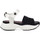 Scarpe Donna Sandali Ed Hardy Overlap sandal black/white Bianco