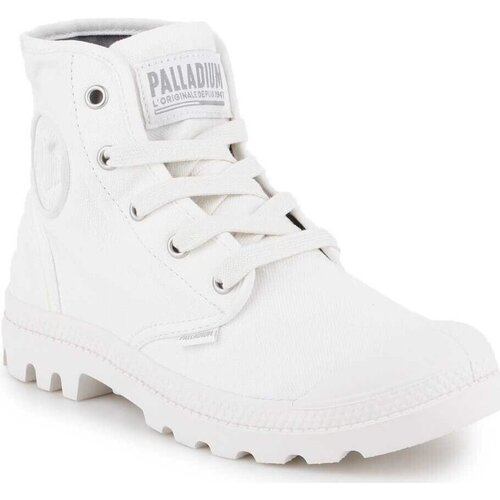 Scarpe Donna Sneakers alte Palladium US Pampa HI F 92352-116-M Bianco