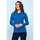 Abbigliamento Donna Polo maniche lunghe Sols PERFECT LSL COLORS WOMEN Blu