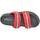 Scarpe Donna Ciabatte Malu Shoes Pantofola donna sandalo rosso con strass tono su tono moda mar Rosso