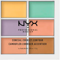 Contorno occhi & correttori Nyx Professional Make Up  Conceal Correct Contour Palette 6 X 1,5 Gr