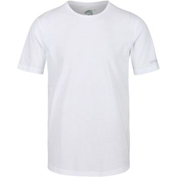 Abbigliamento Uomo T-shirts a maniche lunghe Regatta Tait Bianco