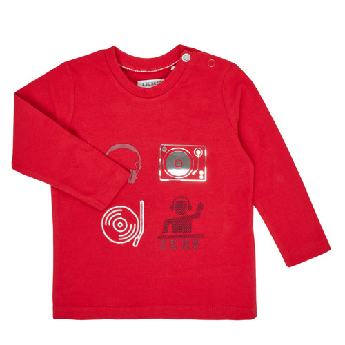 Abbigliamento Bambino T-shirts a maniche lunghe Ikks XR10011 Rosso