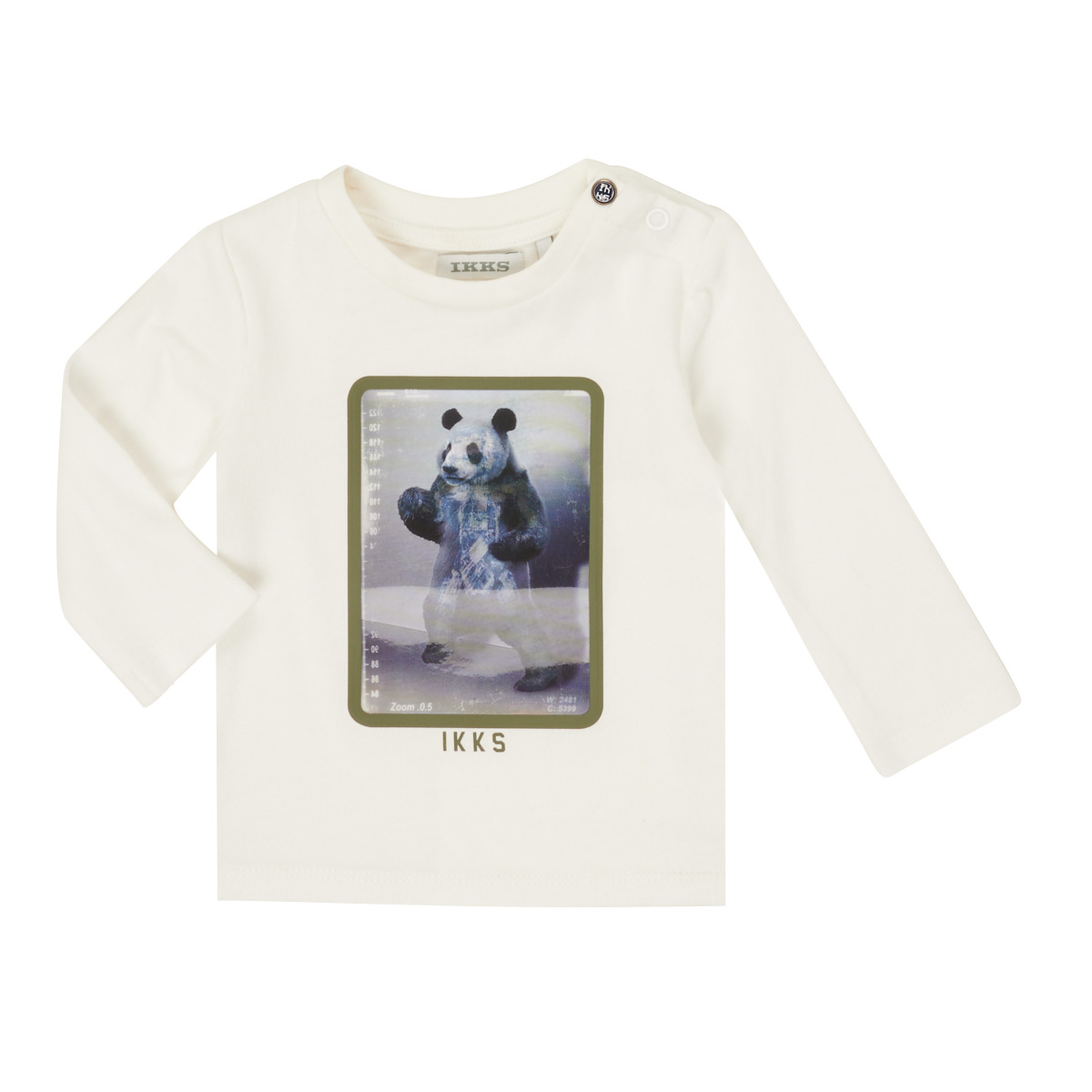 Abbigliamento Bambino T-shirts a maniche lunghe Ikks XR10101 Bianco