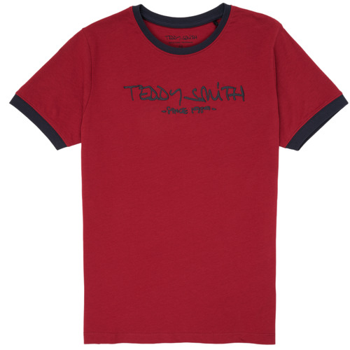 Abbigliamento Bambino T-shirt maniche corte Teddy Smith TICLASS 3 Rosso