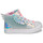 Scarpe Bambina Sneakers alte Skechers TWI-LITES 2.0 Argento / Rosa