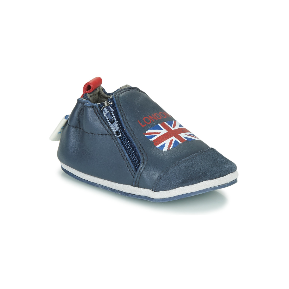 Scarpe Unisex bambino Pantofole Robeez LONDON FLAG Marine