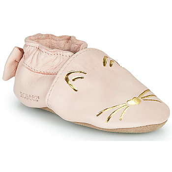 Scarpe Bambina Pantofole Robeez GOLDY CAT Rosa / Oro