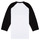 Abbigliamento Unisex bambino T-shirts a maniche lunghe Vans VANS CLASSIC RAGLAN Nero / Bianco