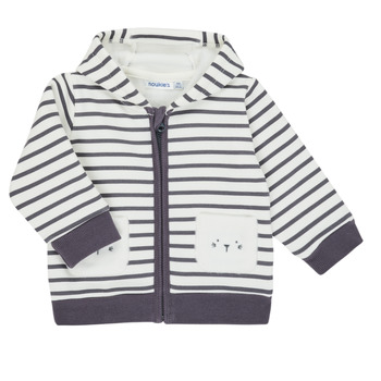 Abbigliamento Bambino Gilet / Cardigan Noukie's Z050151 Bianco / Blu