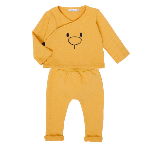 Abbigliamento Bambina Completo Noukie's Z050377 Giallo