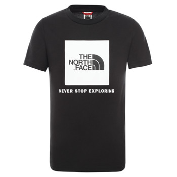 Abbigliamento Unisex bambino T-shirt maniche corte The North Face BOX TEE SUMMIT Nero
