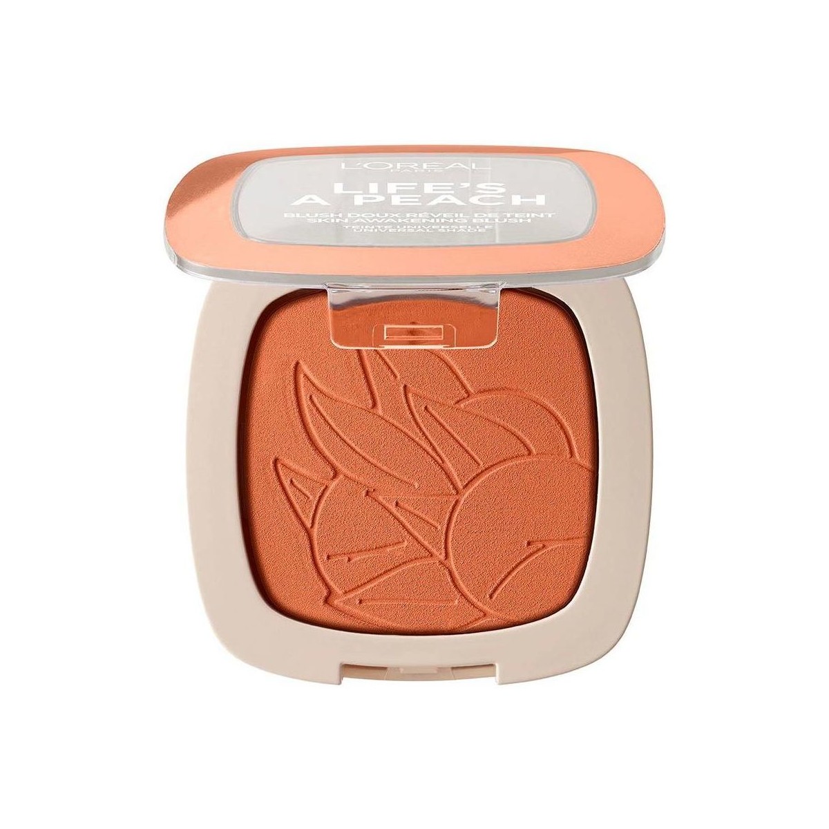 Bellezza Donna Blush & cipria L'oréal Life's A Peach Skin Awakening Blush 1-eclat Peach 9 Gr 
