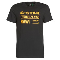Abbigliamento Uomo T-shirt maniche corte G-Star Raw COMPACT JERSEY O Nero