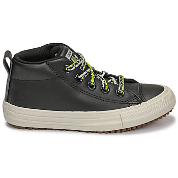 Converse CHUCK TAYLOR ALL STAR STREET BOOT DOUBLE LACE LEATHER MID Nero