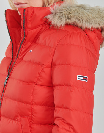 Tommy Jeans TJW BASIC HOODED DOWN JACKET Rosso