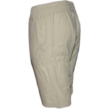 Abbigliamento Uomo Shorts / Bermuda Malu Shoes Pantaloni corti shorts pantaloncini uomo di puro lino beige con Beige