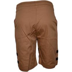 Abbigliamento Uomo Shorts / Bermuda Malu Shoes Pantalone Corto Uomo Bermuda Pantaloncini Tuta Bicolore Cuoio E Multicolore