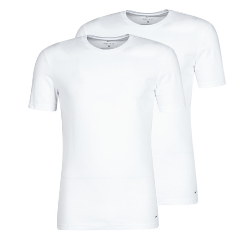 Abbigliamento Uomo T-shirt maniche corte Nike EVERYDAY COTTON STRETCH Bianco