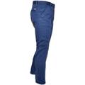 Image of Pantaloni Malu Shoes Scarpe Pantaloni uomo blu cobalto in cotone elasticizzato colori vari