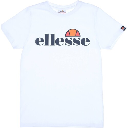 Abbigliamento Bambina T-shirt maniche corte Ellesse 148234 Bianco