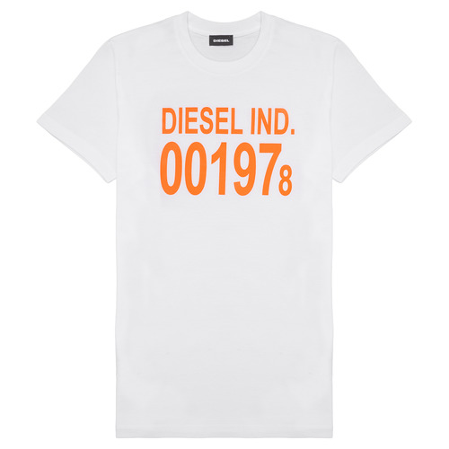 Abbigliamento Unisex bambino T-shirt maniche corte Diesel TDIEGO1978 Bianco