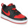 Scarpe Unisex bambino Sneakers basse Nike COURT BOROUGH LOW 2 TD Nero / Rosso