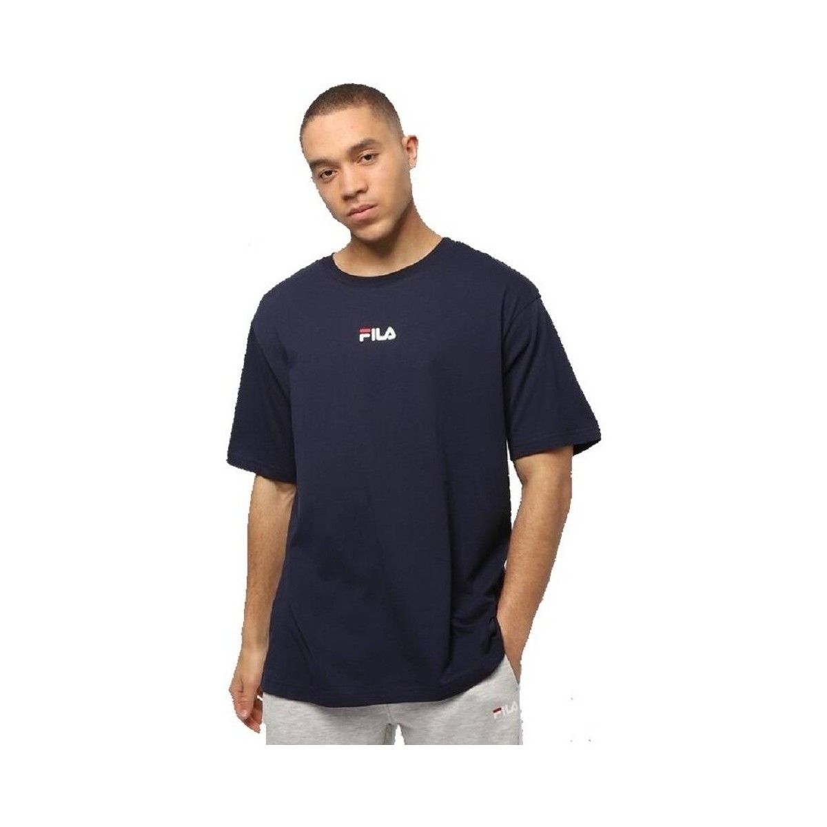 Abbigliamento Uomo T-shirt & Polo Fila T-shirt  Bender Tee 687484 Uomo Blu scuro Blu