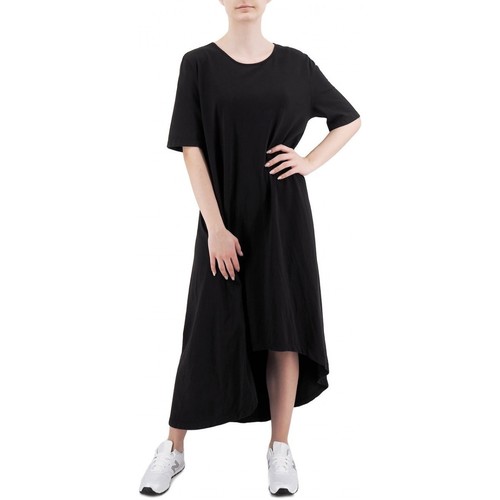 Abbigliamento Donna Abiti lunghi Soho-T T-Shirt Dress Agave Nero  SHOSW20A28 BLK Nero