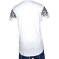 Image of T-shirt Malu Shoes T-Shirt bicolore black e white Modello con collo rotondo e man
