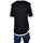Abbigliamento Uomo T-shirt maniche corte Malu Shoes Maglietta slavata YENO061 con collo rotondo e maniche corte con Nero