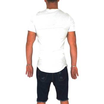 Abbigliamento Uomo T-shirt maniche corte Malu Shoes T-shirt Uomo man bianca collo rotondo manica corta fatasia amst BIANCO