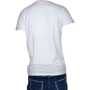 Abbigliamento Uomo T-shirt maniche corte Malu Shoes T-Shirt Uomo Girocollo Bianca Stampa Con Scritta Superman Casua Bianco