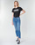 Abbigliamento Donna T-shirt maniche corte Vans FLYING V CREW TEE Nero