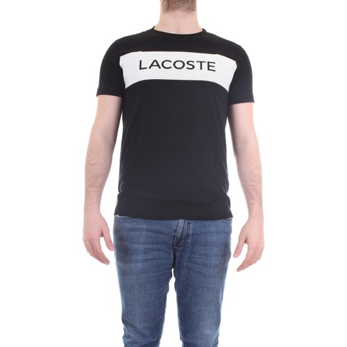 Abbigliamento Uomo T-shirt maniche corte Lacoste TH4865-00 T-Shirt Uomo royal Rosso