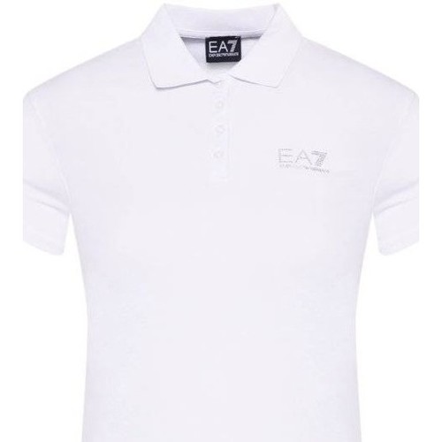 Abbigliamento Uomo T-shirt & Polo Ea7 Emporio Armani Polo EA7 3HTF57 TJ29Z Donna Bianco Bianco