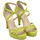Scarpe Donna Sandali Angela Calzature Elegance AANGC167verde Verde