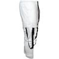 Image of Pantaloni Malu Shoes Pantaloni tuta cargo uomo bianco con tasconi laterali con lacci