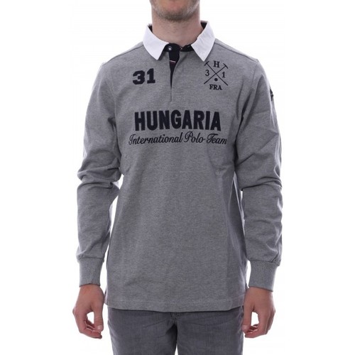 Abbigliamento Uomo T-shirt & Polo Hungaria H-16TLMOLORE Grigio